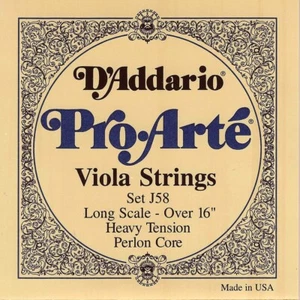 D'Addario Pro Arte Viola Long Scale String Set J58 - Heavy Tension - Picture 1 of 2