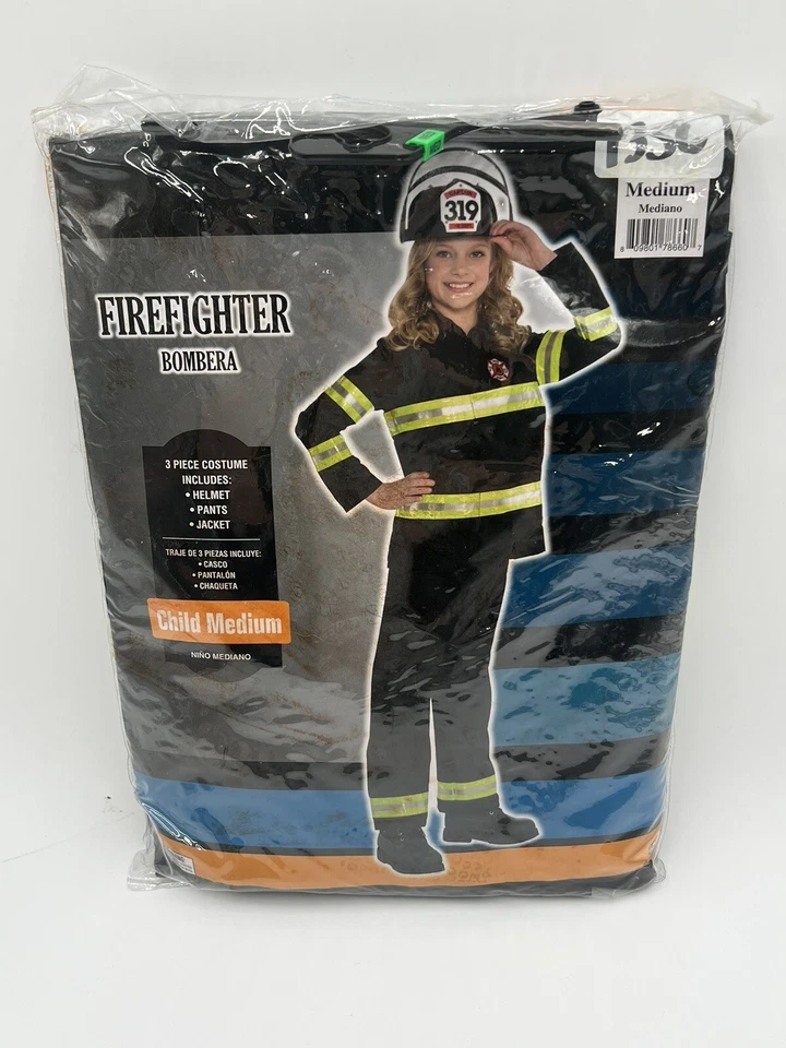 Disfraz de Bombero Halloween NIÑO Niño/Niña Talla Mediana 8-10 **SIN CASCO** Foto 1 de 4