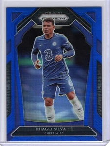 2020-21 PANINI PRIZM EPL BLUE PRIZMS THIAGO SILVA /199 CHELSEA - Picture 1 of 2