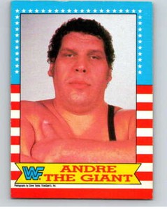 1987 O-Pee-Chee WWF #2 Andre the Giant  V69371