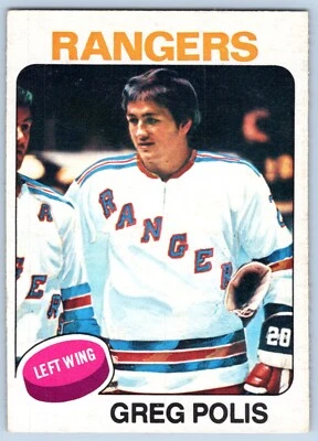 GREG POLIS 1975-76 O-PEE-CHEE 75-76 NO 201 EXMINT+           53085 - Image 1 of 2
