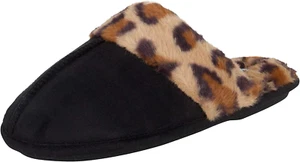 Women'S Comfy Faux Fur House Slipper Slip-On Scuff Memory Foam Soft Plush Lining - Picture 1 of 12