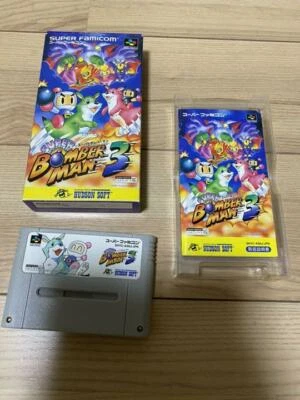 Used Hudson 1995 SUPER BOMBERMAN 3 III Nintendo SFC Super Famicom SNES Retro JPN - Image 1 of 4