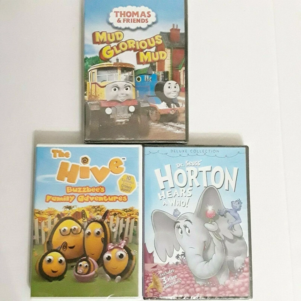 Thomas & Friends; The Hive Buzzbee's & Dr. Seuss' Horton Children's Movies DVD's - Image 1 of 4