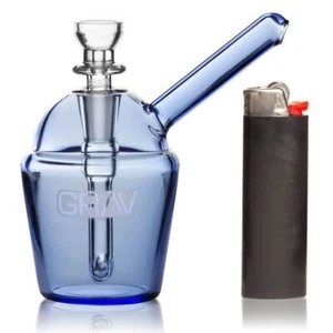 GRAV Slush Cup Pocket Bubbler - Light Cobalt Blue - Picture 1 of 3
