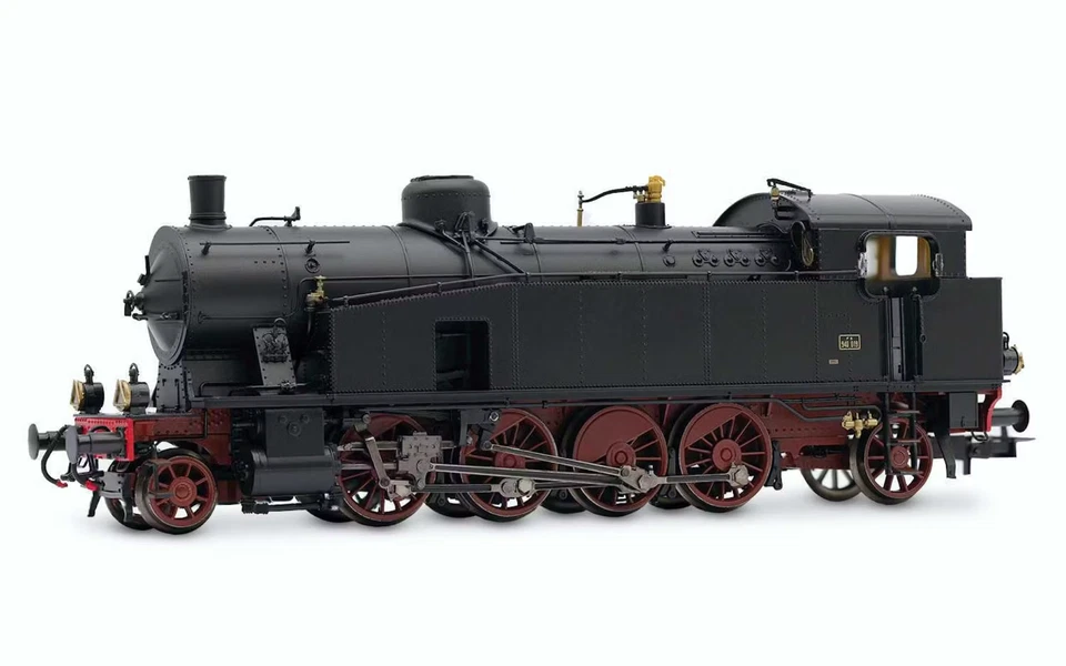 RIVAROSSI HR2956 FS STEAM LOCOMOTIVE GR 940 OIL LAMPS EP.III 1 87