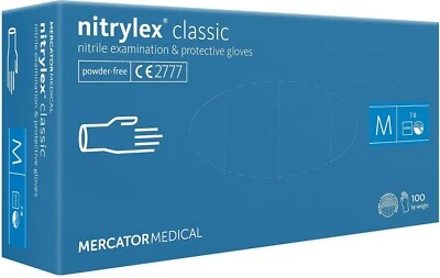 MERCATOR MEDICAL Nitrilhandschuhe - M- 100 Stück - OVP- MHD2028!