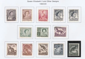 1959 QEII & Fauna SETS Sg 308/321 VFU  - Bild 1 von 1