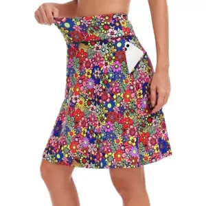 Koralhy Floral Skort Sz 3X Active Pickleball Golf Sporty Athleisure Vacation - Picture 1 of 8