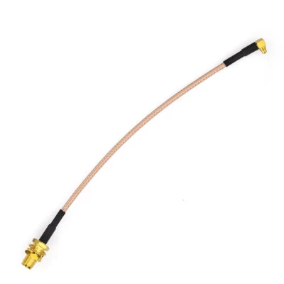 WiFi Antenna EXTENSION Cable/Lead Wireless RP SMA jack to MMCX RG316 cable 15cm - Image 1 of 4