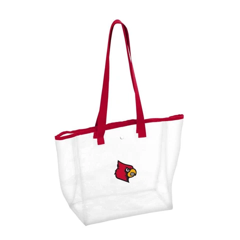 Louisville Cardinals Clear Stadium Tote Bag Cover