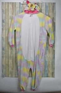 Spooktacular Creations Adult Size L Unicorn Costume Rainbow One Piece Pajama - Picture 1 of 10