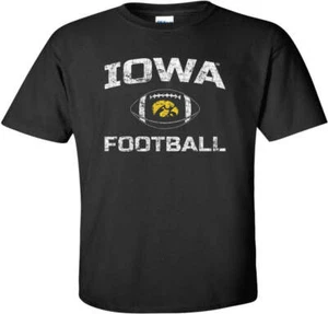 Iowa Tigerhawk en Fútbol - Iowa Hawkeyes Camiseta Negra - Imagen 1 de 9