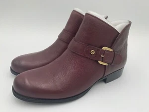 BOTINES DE MUJER NATURALIZER JARRETT BOTINES CON CREMALLERA VINO CUERO 8 ANCHO MEDIO - Imagen 1 de 3