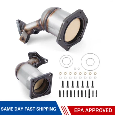 Catalytic Converter L & R Side For Nissan Murano 2009-19 Infiniti JX35 2013 3.5L Foto 1 de 4