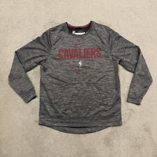 Cleveland Cavaliers Sweater Mens Large Gray Nike NBA Authentics Sweatshirt
