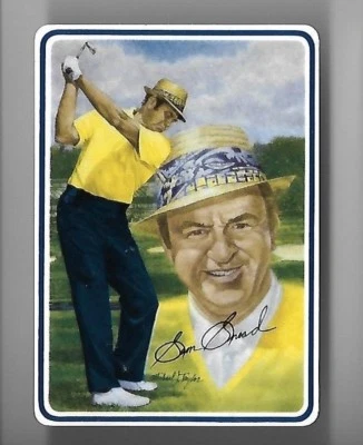 SAM SNEAD PGA HOFER 1994 GARTLAN EE. UU. TARJETA DE CERÁMICA GOLF HOF LEGEND Foto 1 de 3