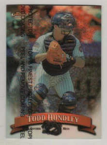 1998 Topps Finest Refractor #109 Todd Hundley New York Mets BV$3 - Picture 1 of 1