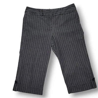 Pantalones capri elásticos para mujer Larry Levine talla 10 Foto 1 de 4