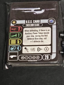 Star Trek Attack Wing (WizKids) - OP Prize Pack USS Cairo - Picture 1 of 1