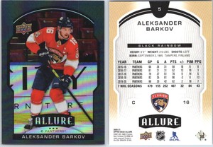 20-21 UPPER DECK ALLURE BLACK RAINBOW ALEKSANDER BARKOV #5