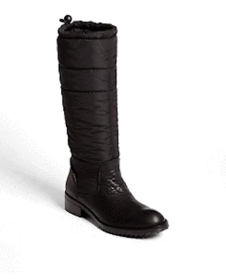 Pedro Garcia 黑色防水高骑行平底靴 7 码 — 第 1/4 张图片