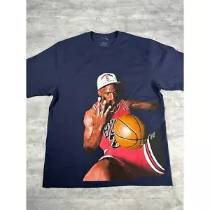 Michael Jordan Threepeat Navy T-Shirt ~ S, M, L, XL ~ - Bild 1 von 4