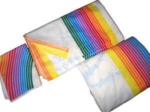 VINTAGE PACIFIC RAINBOW CANADIAN SUNSET CLOUDS RED BLUE (3P) FULL SHEET SET - Picture 1 of 11