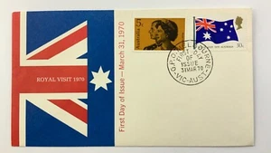 Royal Visit 1970 FDC First Day Cover Elizabeth II Australia Postage Canada HH430 - Picture 1 of 6