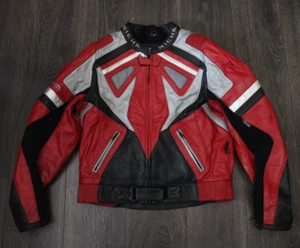 Chaqueta de cuero para moto Richa para hombre talla 42 con protección contra impactos - Imagen 1 de 12