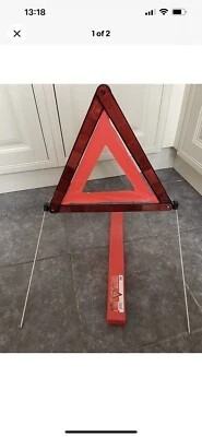 Autocare - Warning Triangle Highly Reflective Foldable Emergency Safety - New