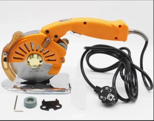 Industrial Electric Scissors Handheld Round Blade Cutting Cloth Machine J - Picture 1 of 2