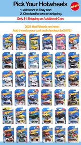 NEW Hot Wheels 2021, Barbie Camper Star Wars Land Speeder -You pick & Save  - Picture 1 of 48