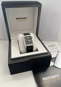 Rotary Men’s Editions 1895 - 200 Series - Automatic - Black Leather Strap Watch - Picture 1 of 8