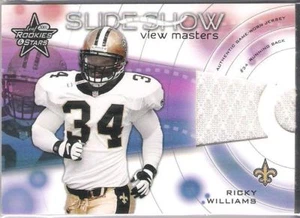 Ricky Williams 2001 Leaf Rookies Stars Slideshow View Masters Jersey #4/25 SP - Picture 1 of 1