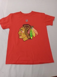 Camiseta Reebok Juvenil Talla S (8) Blackhawks Roja Punteras 19 NHL Logo Hockey - Imagen 1 de 8
