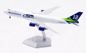 1:400 HX Model Boeing B747-8F N770BA "Seattle Seahawks" Diecast Aircraft Model - Picture 1 of 15
