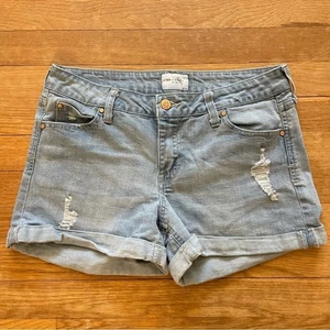 Celebrity Pink women's distressed denim jean shorts size 7/28 b17 - Picture 1 of 5