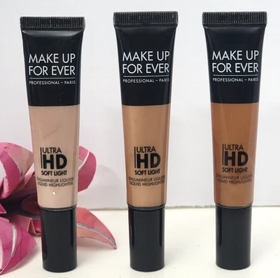 MAKE UP FOR EVER ULTRA HD SOFT LIGHT LIQUID HIGHLIGHTER 0.4 fl oz PICK UR SHADE - Image 1 of 2