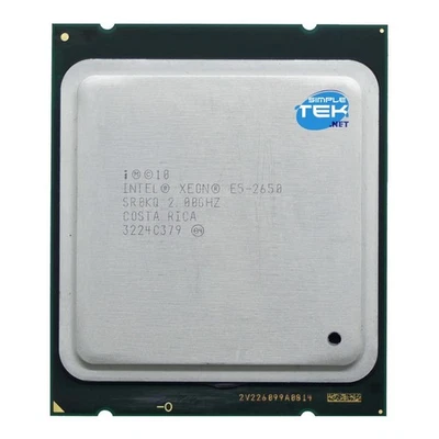 Intel Xeon E5-2650 LGA2011 LGA 2011 CPU Processor SR0KQ 2.00GHZ 8C/16T - Image 1 of 4