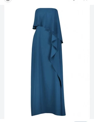 Crepé trasero satinado BCBGMAXAZRIA talla 0 nuevo con etiquetas $348 Foto 1 de 4