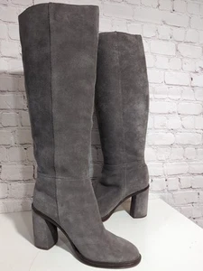 Vince Camuto Dameera 7.5 Smoky Suede Knee High Block Heel Pull On Boots  - Picture 1 of 18