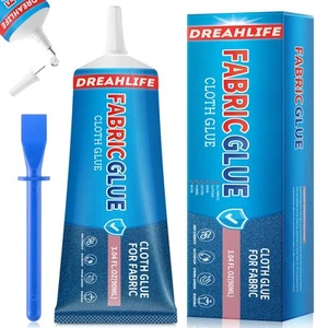 90 ML Fabric Glue, Fabric Glue for Clothing Permanent Washable, Fabric Glue P... - Picture 1 of 7