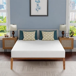 6/8/10/12 inch Gel Memory Foam Mattress for Cool Sleep & Pressure Relief, Med... - Picture 1 of 7