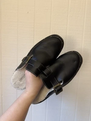 American Eagle Cozy Lug Clog High Platform Loafer With Fur Size 9 Women - Image 1 of 4