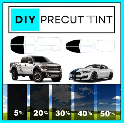DIY Precut Window Tint Kit 2006-2021 Ford Fusion FRONT TWO Doors - Image 1 of 4
