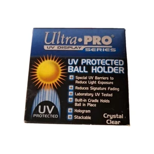 NEU Ultra Pro Display Serie Klar UV Geschützt Ball Halter Quadrat Baseball Würfel - Bild 1 von 1