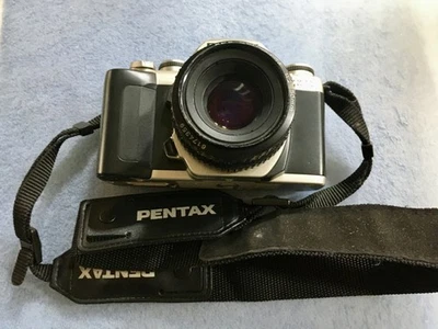 Pentax ZX-M 35mm Film Camera & SMC Pentax-A 1:2 50mm Lens Battery POWER Tested . - Image 1 of 4