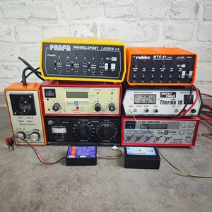 Konvolut Ladegerät Messgerät Modellbau RC Akkus Prafa Robbe Aeronaut LiPo NiCd - Picture 1 of 7