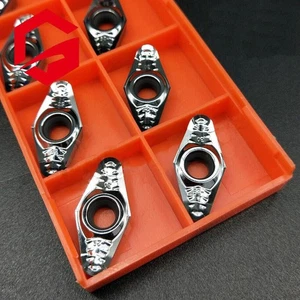 10 piezas insertos de torneado de carburo CNC para aluminio VCGT220530-AK H01 R3.0 - Imagen 1 de 4